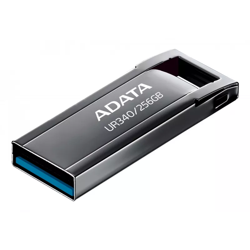 ADATA UR340 USB-stick 256 GB USB Type-A 3.2 Gen 1, leessnelheid tot 100 MB/s, zwart