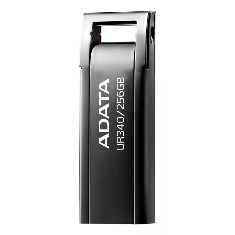 ADATA UR340 USB-stick 256 GB USB Type-A 3.2 Gen 1, leessnelheid tot 100 MB/s, zwart