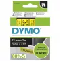 DYMO Authentic D1 etiketten | zwarte print op gele band | 12 mm x 7 m | zelfklevende etiketten voor LabelManager labelprinters | gemaakt in Europa