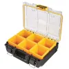 Gereedschapsopbergbox DeWALT ToughSystem 2.0 zwart transparant geel 6 vakken