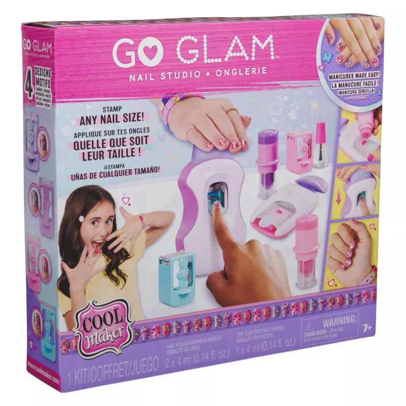 Nail Salon Spinmaster Cool Maker Go Glam 6070509 DIY-nageldesign-set voor kinderen