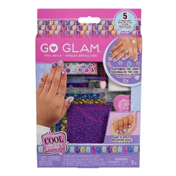 Cool Maker, Mix & Mani folienagel-set met 6 folies & stickers voor 5 DIY-manicures (verpakking kan variëren), knutsel- en creatief speelgoed voor kinderen vanaf 7 jaar