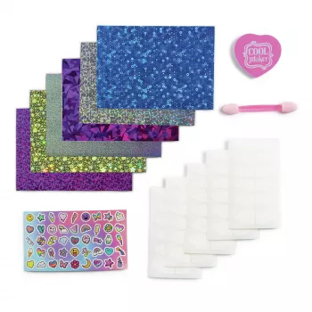 Cool Maker, Mix & Mani folienagel-set met 6 folies & stickers voor 5 DIY-manicures (verpakking kan variëren), knutsel- en creatief speelgoed voor kinderen vanaf 7 jaar