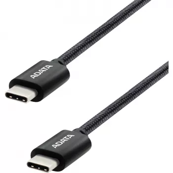 USB-C-naar-USB-C-kabel ADATA CACC-100PN-BK, USB 2.0, 1 m, zwart