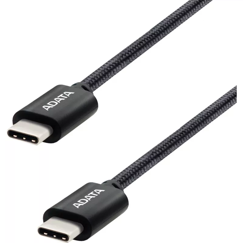 USB-C-naar-USB-C-kabel ADATA CACC-100PN-BK, USB 2.0, 1 m, zwart
