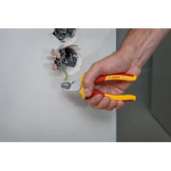Diagonaal-zijkniptang Bosch Professional 160 mm VDE-geïsoleerde grepen rood/geel