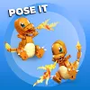 MEGA Pokémon Build & Show Charmander speelgoedbouwset, 10 cm hoog,