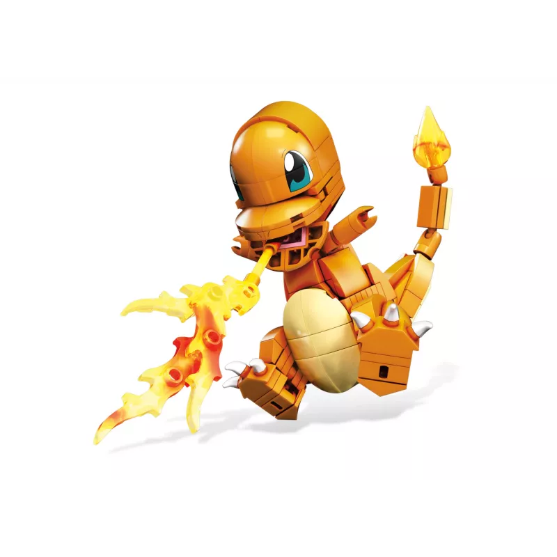 MEGA Pokémon Build & Show Charmander speelgoedbouwset, 10 cm hoog,