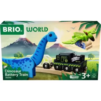 Trein BRIO Dinosaur Battery Train multicolour hout 3+