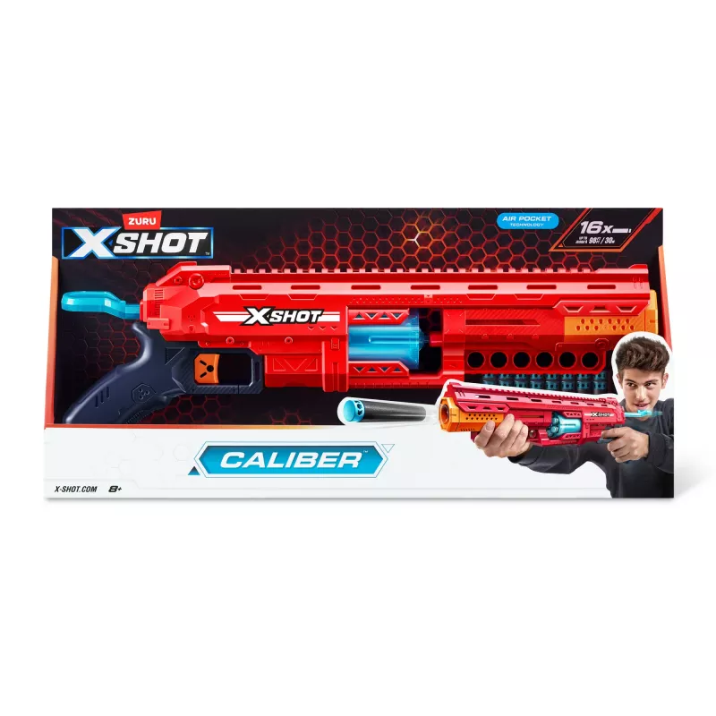 ZURU XSHOT Excel 36675 Caliber dartblaster, bereik 27 m