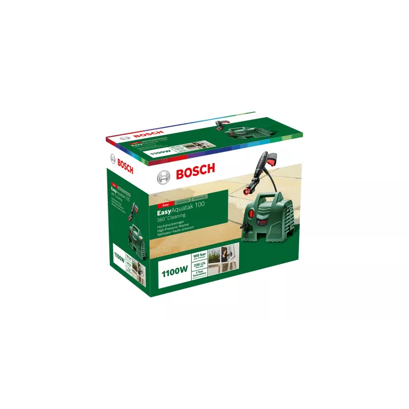 Bosch Easy Aquatak 100 hogedrukreiniger compact elektrisch 270 l/h 1100 W groen
