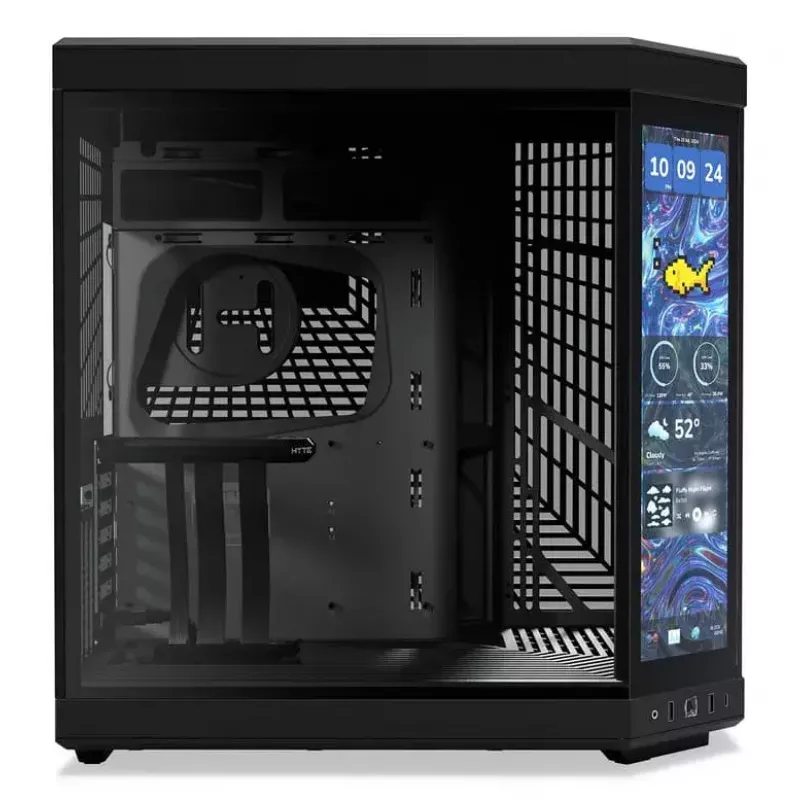 PC-behuizing HYTE Y70 Touch Infinite midi-tower zwart