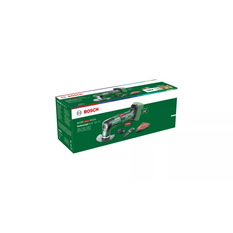 Bosch UniversalMulti 18V-32 zwart, groen 19000 OPM