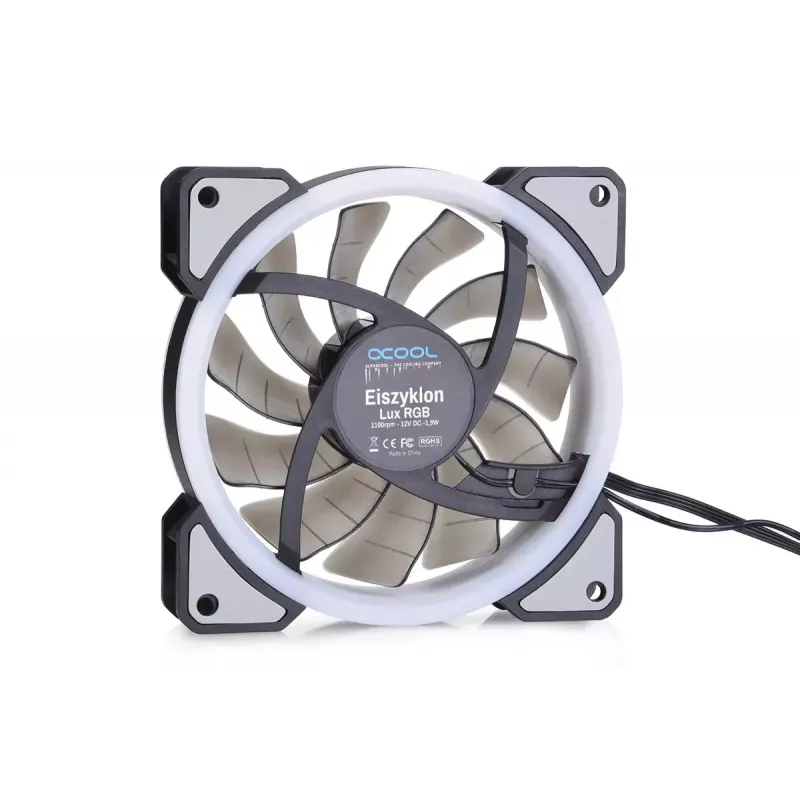 Ventilator Alphacool Eiszyklon Aurora LUX Digital RGB 12 cm transparant