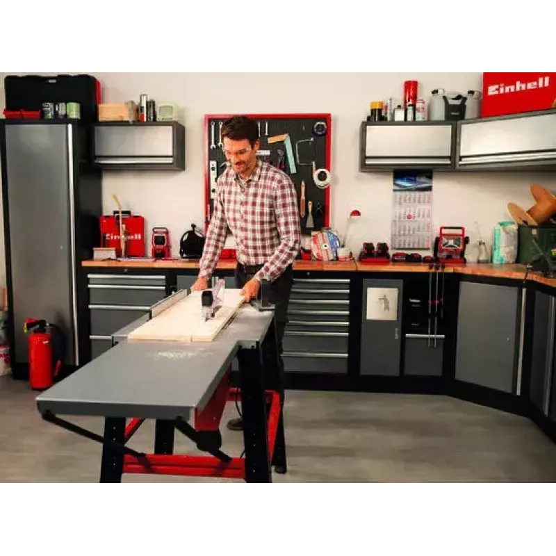 Einhell TC-TS 315 U 4340556 tafelcirkelzaag, 1800 W, 315 mm zaagblad, 85 mm zaagdiepte, 2950 tpm, rood/zwart