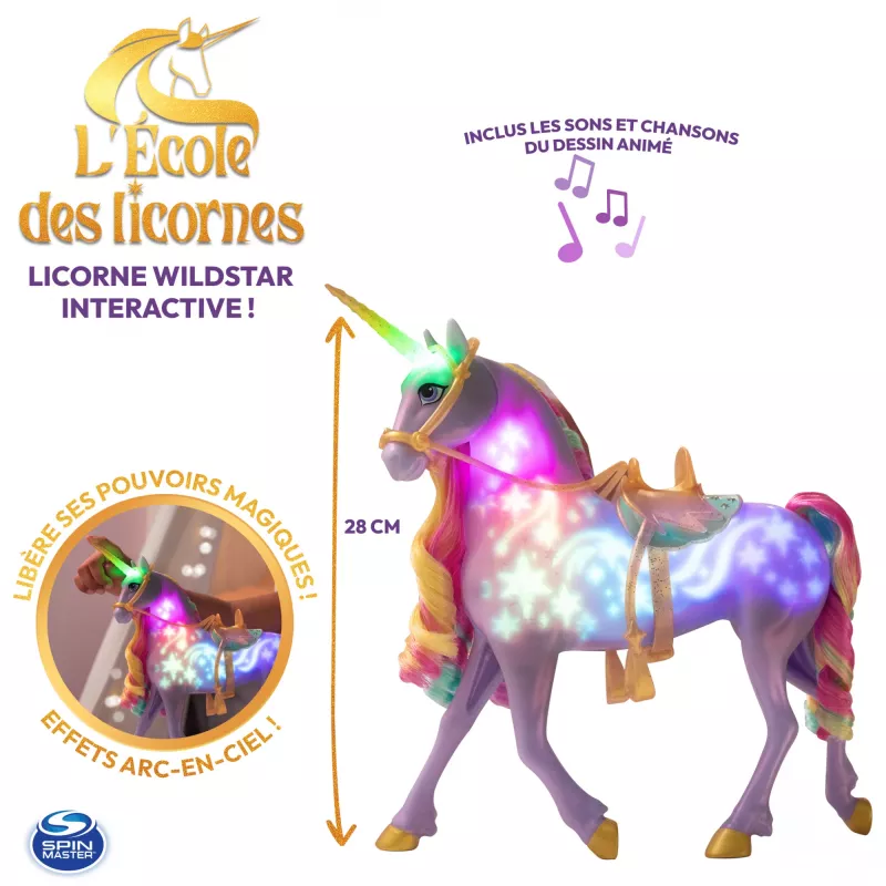 Spin Master Unicorn Academy - Licht-Magie Wildstar, speelfiguur