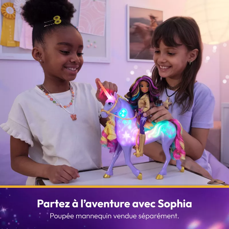 Spin Master Unicorn Academy - Licht-Magie Wildstar, speelfiguur