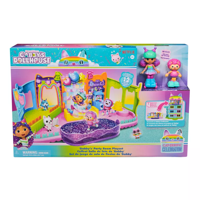 Actie/avontuur Spinmaster Gabby's Dollhouse Gabbys feestkamer veelkleurig
