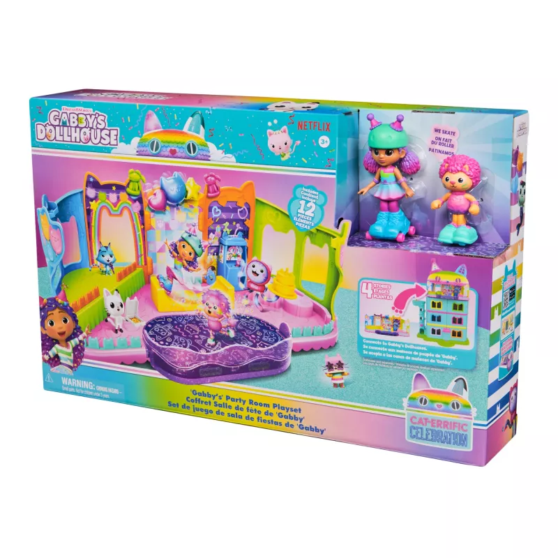 Actie/avontuur Spinmaster Gabby's Dollhouse Gabbys feestkamer veelkleurig