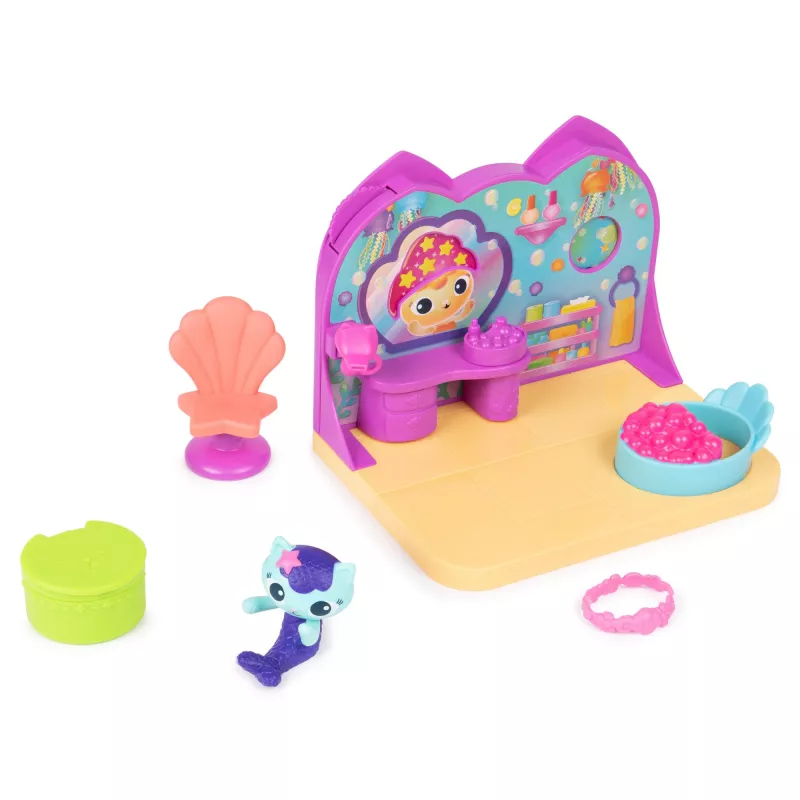 Deluxe kamer speelset Spin Master Gabby's Dollhouse – Wellness Room met stokstaartje-speelfiguur