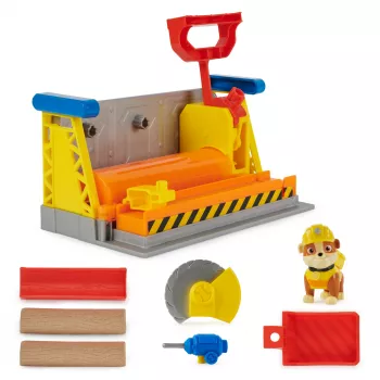 Bouwset Rubble & Crew Rubble's werkplaats veelkleurig