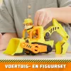 Bulldozer-speelgoed Spinmaster Rubble's Bulldozer – kunststofconstructie, voor kinderen vanaf 3 jaar, zwart/oranje/geel