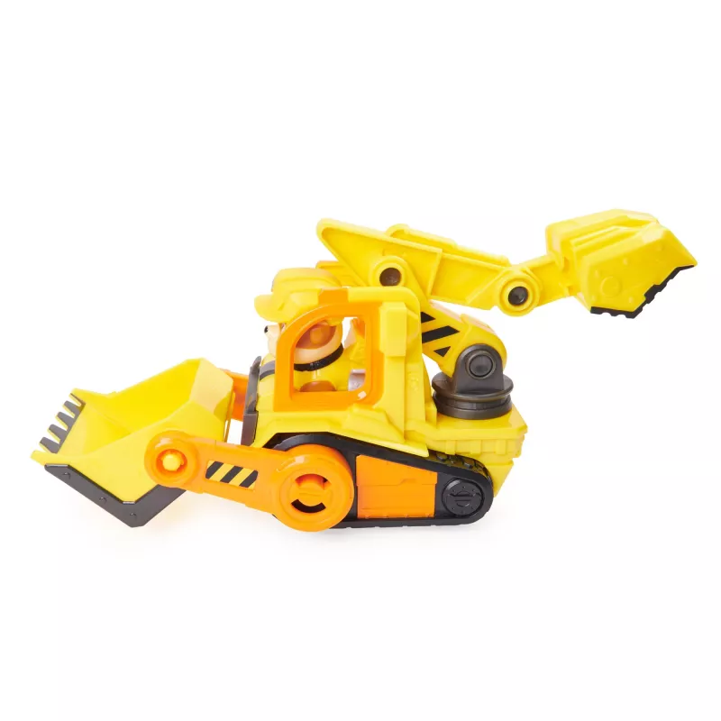 Bulldozer-speelgoed Spinmaster Rubble's Bulldozer – kunststofconstructie, voor kinderen vanaf 3 jaar, zwart/oranje/geel