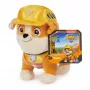 Rubble & Crew, premium knuffels, 18 cm Charger-knuffel in bouwvakkeruniform, speelgoed voor jongens & meisjes vanaf 3 jaar