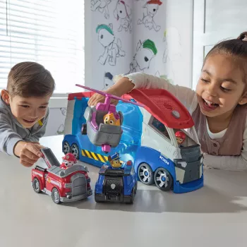 Voertuigset Spinmaster PAW Patrol Launche & Rescue Patroller, kunststof, veelkleurig, voor kinderen vanaf 3 jaar