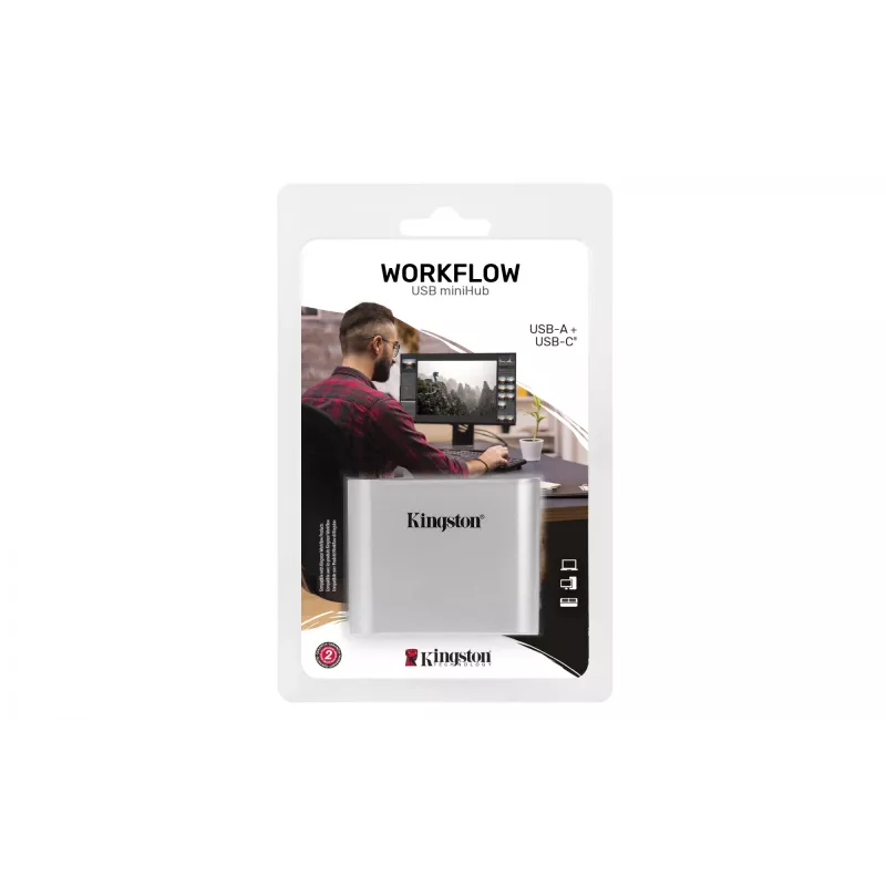 Kingston Technology USB 3.2 Gen 1 Workflow 5G USB-A en USB-C minihub