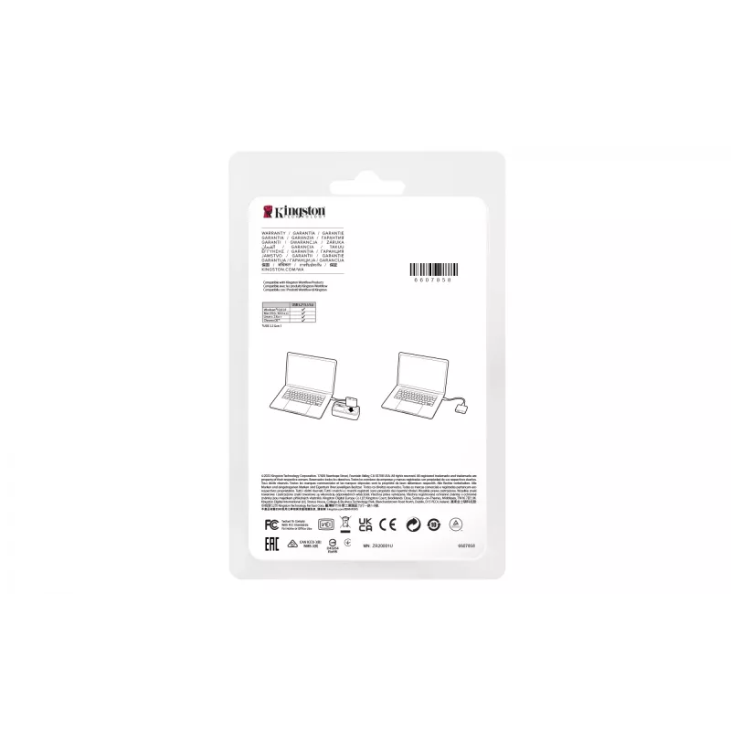 Kingston Technology USB 3.2 Gen 1 Workflow 5G USB-A en USB-C minihub