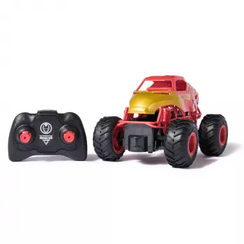 Monster Jam, Marvel Iron Man RC monstertruck, schaal 1:24, speelgoed voor jongens en meisjes vanaf 3 jaar