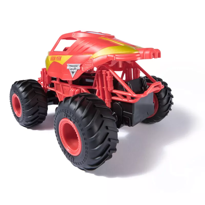 Monster Jam, Marvel Iron Man RC monstertruck, schaal 1:24, speelgoed voor jongens en meisjes vanaf 3 jaar