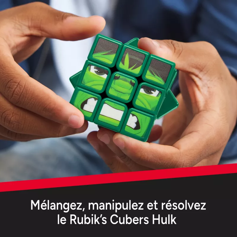 Spin Master Rubik's - Cubers 3x3 Hulk, behendigheidsspel