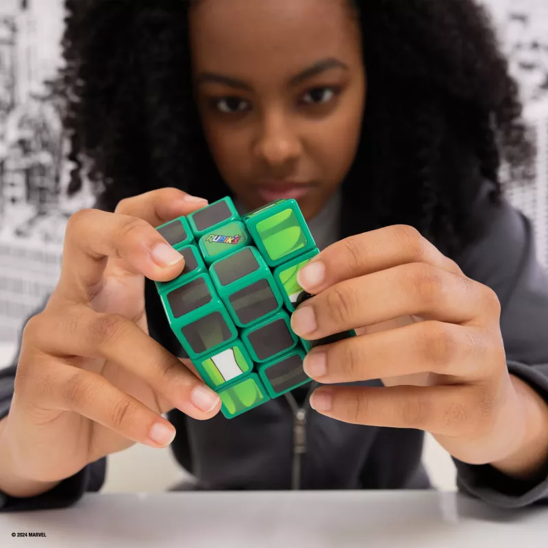 Spin Master Rubik's - Cubers 3x3 Hulk, behendigheidsspel