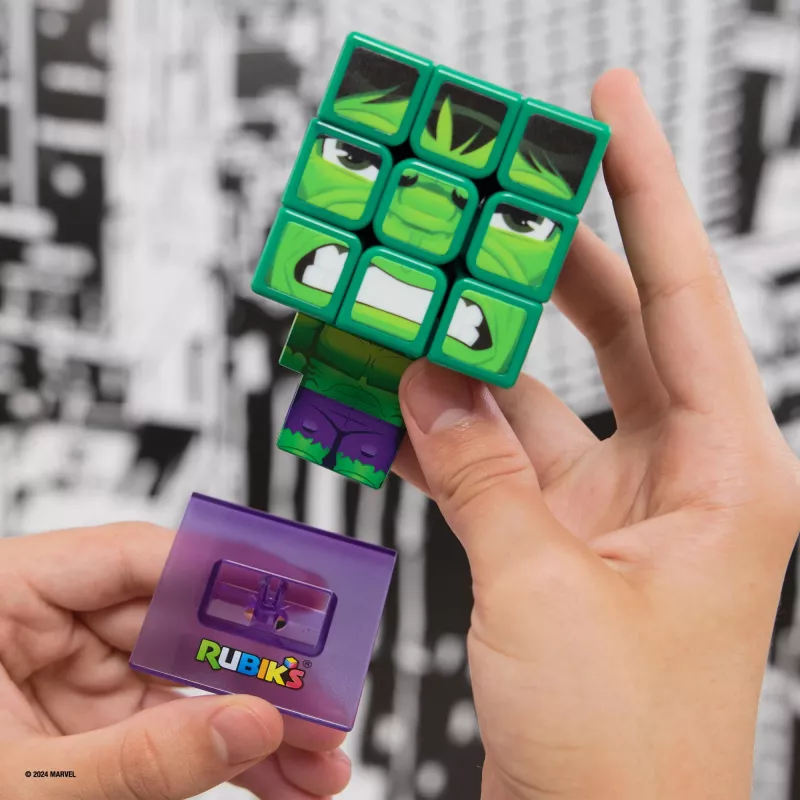 Spin Master Rubik's - Cubers 3x3 Hulk, behendigheidsspel