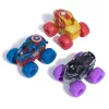 Monster Jam, Marvel Mini Monstertruck 3-pack, Zwarte Panter, Captain America, Iron Man die-cast monstertrucks, schaal 1:87, speelgoed voor jongens vanaf 3 jaar