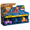 Monster Jam, Marvel Mini Monstertruck 3-pack, Zwarte Panter, Captain America, Iron Man die-cast monstertrucks, schaal 1:87, speelgoed voor jongens vanaf 3 jaar
