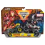 Monster Jam, Marvel Officiële Iron Man Vs. War Machine die-cast monstertrucks, schaal 1:64, speelgoed voor jongens en meisjes vanaf 3 jaar