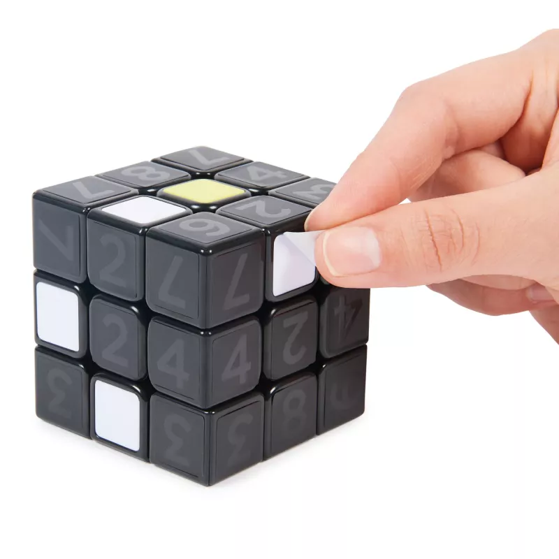 Rubik's Coach Cube, leer de 3x3 Cube op te lossen met stickers, handleiding & video's | stressverlagende fidget toy | fidget cube voor volwassenen | vanaf 8 jaar
