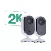 IP-beveiligingscamera Arlo Essential 2K Indoor Security Camera 2-pack draadloos binnen
