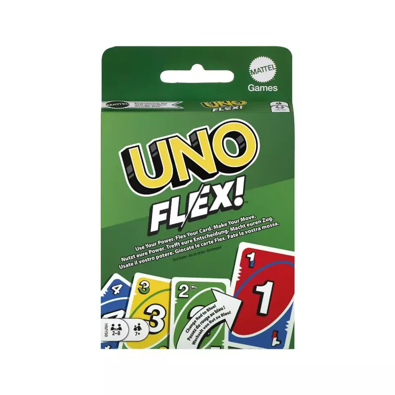Kaartspel MATTEL Games UNO Flex — aflegspel, leeftijd 7+