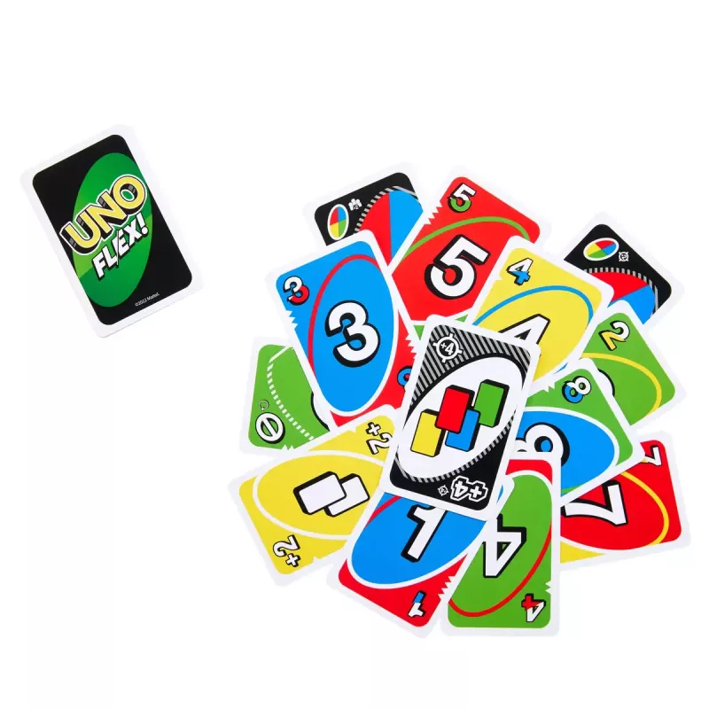 Kaartspel MATTEL Games UNO Flex — aflegspel, leeftijd 7+