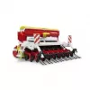 Speelgoedaccessoire BRUDER Pöttinger Vitasem 302ADD modeldeel, kunststof, rood/wit/geel