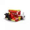 Speelgoedaccessoire BRUDER Pöttinger Vitasem 302ADD modeldeel, kunststof, rood/wit/geel