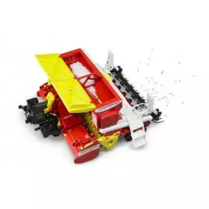 Speelgoedaccessoire BRUDER Pöttinger Vitasem 302ADD modeldeel, kunststof, rood/wit/geel
