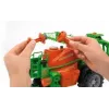 Accessoire voor BRUDER Amazone UX 5200 model op schaal — kunststofdeel groen en oranje