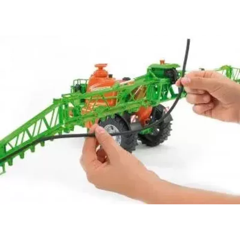 Accessoire voor BRUDER Amazone UX 5200 model op schaal — kunststofdeel groen en oranje