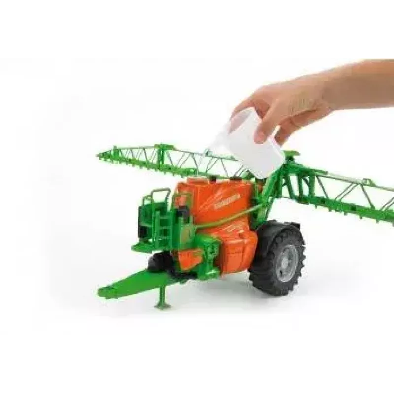 Accessoire voor BRUDER Amazone UX 5200 model op schaal — kunststofdeel groen en oranje