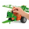Accessoire voor BRUDER Amazone UX 5200 model op schaal — kunststofdeel groen en oranje